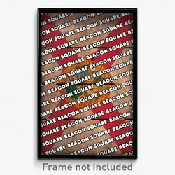 Beacon Square Florida Poster (FL City Souvenir 11x17 Town Print)