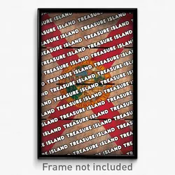 Treasure Island Florida Poster (FL City Souvenir 11x17 Town Print)
