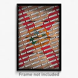 Gulf Breeze Florida Poster (FL City Souvenir 11x17 Town Print)