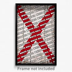 White Hall Alabama Poster (AL City Souvenir 11x17 Town Print)