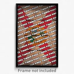Timber Pines Florida Poster (FL City Souvenir 11x17 Town Print)