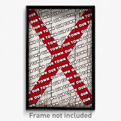 Our Town Alabama Poster (AL City Souvenir 11x17 Town Print)