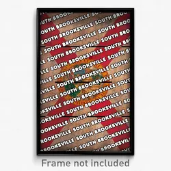 South Brooksville Florida Poster (FL City Souvenir 11x17 Town Print)