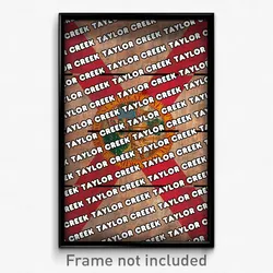 Taylor Creek Florida Poster (FL City Souvenir 11x17 Town Print)