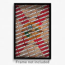 Charlotte Harbor Florida Poster (FL City Souvenir 11x17 Town Print)