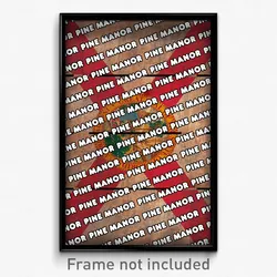 Pine Manor Florida Poster (FL City Souvenir 11x17 Town Print)