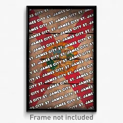 St. James City Florida Poster (FL City Souvenir 11x17 Town Print)