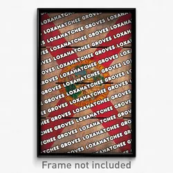 Loxahatchee Groves Florida Poster (FL City Souvenir 11x17 Town Print)