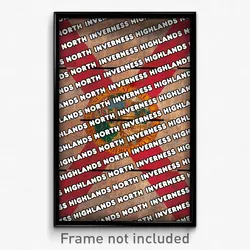 Inverness Highlands North Florida Poster (FL City Souvenir 11x17 Town Print)