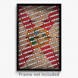 Verona Walk Florida Poster (FL City Souvenir 11x17 Town Print)