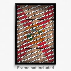 Berkshire Lakes Florida Poster (FL City Souvenir 11x17 Town Print)