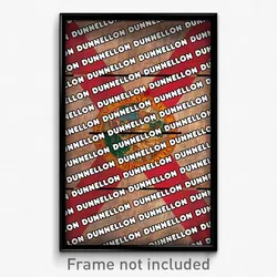 Dunnellon Florida Poster (FL City Souvenir 11x17 Town Print)