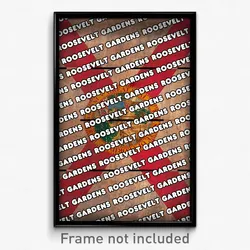Roosevelt Gardens Florida Poster (FL City Souvenir 11x17 Town Print)
