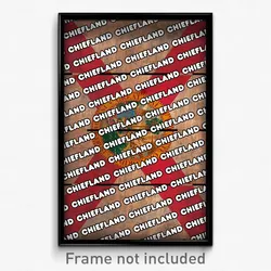 Chiefland Florida Poster (FL City Souvenir 11x17 Town Print)
