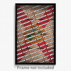 East Bronson Florida Poster (FL City Souvenir 11x17 Town Print)