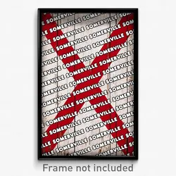 Somerville Alabama Poster (AL City Souvenir 11x17 Town Print)