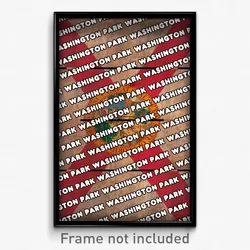 Washington Park Florida Poster (FL City Souvenir 11x17 Town Print)