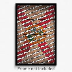 Zolfo Springs Florida Poster (FL City Souvenir 11x17 Town Print)