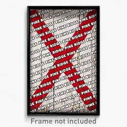 Pine Ridge Alabama Poster (AL City Souvenir 11x17 Town Print)