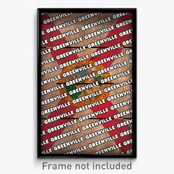 Greenville Florida Poster (FL City Souvenir 11x17 Town Print)