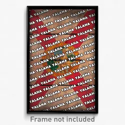 Yalaha Florida Poster (FL City Souvenir 11x17 Town Print)