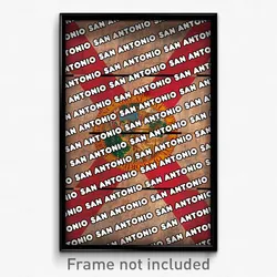 San Antonio Florida Poster (FL City Souvenir 11x17 Town Print)