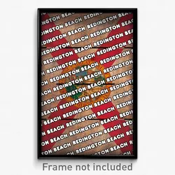 Redington Beach Florida Poster (FL City Souvenir 11x17 Town Print)