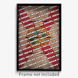 Indian Shores Florida Poster (FL City Souvenir 11x17 Town Print)