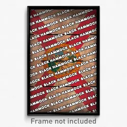 Black Hammock Florida Poster (FL City Souvenir 11x17 Town Print)