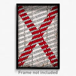 Louisville Alabama Poster (AL City Souvenir 11x17 Town Print)