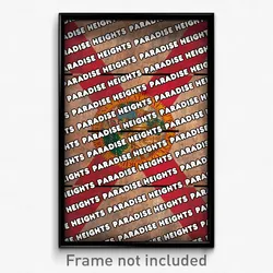 Paradise Heights Florida Poster (FL City Souvenir 11x17 Town Print)