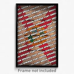 Fort Green Springs Florida Poster (FL City Souvenir 11x17 Town Print)