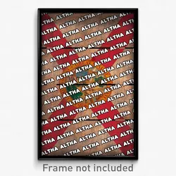 Altha Florida Poster (FL City Souvenir 11x17 Town Print)