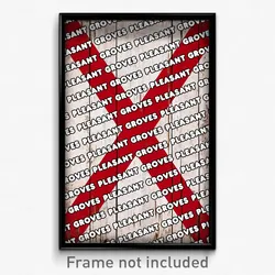 Pleasant Groves Alabama Poster (AL City Souvenir 11x17 Town Print)