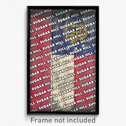 Sugar Hill Georgia Poster (GA City Souvenir 11x17 Town Print)