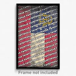 Fayetteville Georgia Poster (GA City Souvenir 11x17 Town Print)