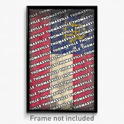 Thomasville Georgia Poster (GA City Souvenir 11x17 Town Print)