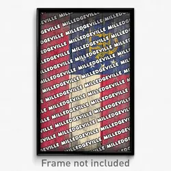 Milledgeville Georgia Poster (GA City Souvenir 11x17 Town Print)