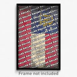 Dallas Georgia Poster (GA City Souvenir 11x17 Town Print)