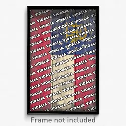 Vidalia Georgia Poster (GA City Souvenir 11x17 Town Print)
