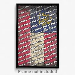 Lyons Georgia Poster (GA City Souvenir 11x17 Town Print)