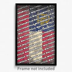 Walthourville Georgia Poster (GA City Souvenir 11x17 Town Print)