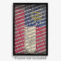 Avondale Estates Georgia Poster (GA City Souvenir 11x17 Town Print)