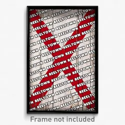 Reeltown Alabama Poster (AL City Souvenir 11x17 Town Print)