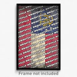 Wrightsville Georgia Poster (GA City Souvenir 11x17 Town Print)