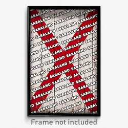 Saraland Alabama Poster (AL City Souvenir 11x17 Town Print)
