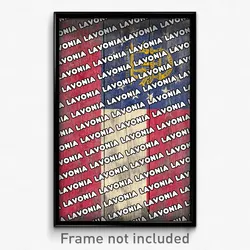 Lavonia Georgia Poster (GA City Souvenir 11x17 Town Print)