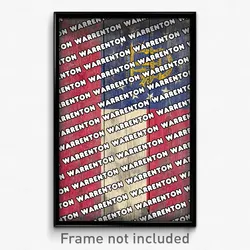 Warrenton Georgia Poster (GA City Souvenir 11x17 Town Print)