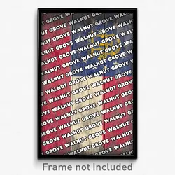 Walnut Grove Georgia Poster (GA City Souvenir 11x17 Town Print)