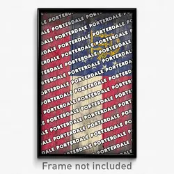 Porterdale Georgia Poster (GA City Souvenir 11x17 Town Print)